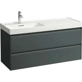 Koupelnový nábytek LAUFEN MEDA Skříňka pod umyvadlo, 2 zásuvky, pro umyvadlo H817110 1180x450, Šedá traffic - H4217720112661