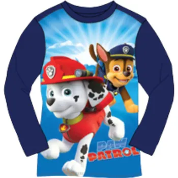 Chlapecké tričko dl. rukáv Paw Patrol tm.modré 98