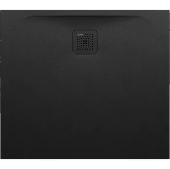 Sprchová vanička LAUFEN PRO Sprchová vanička, obdélníková, s odtokem na delší straně, materiál Marbond 900x800, Černá - H2149500800001