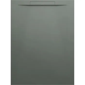 LAUFEN PRO S Sprchová vanička, obdélníková, s lineárním odtokem na kratší straně, materiál Marbond 1200x900, Betonově šedá - H2101870790001