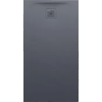 Sprchová vanička LAUFEN PRO Sprchová vanička, obdélníková, s odtokem na kratší straně, materiál Marbond 1300x700, Antracit - H2129520780001