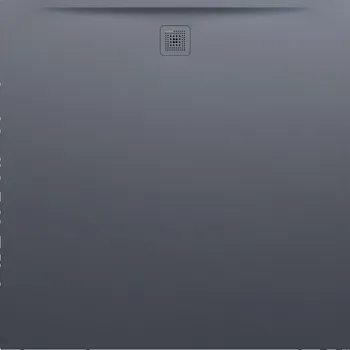 Sprchová vanička LAUFEN PRO Sprchová vanička, čtvercová, s odtokem na straně, materiál Marbond 1500x1500, Antracit - H2139530780001