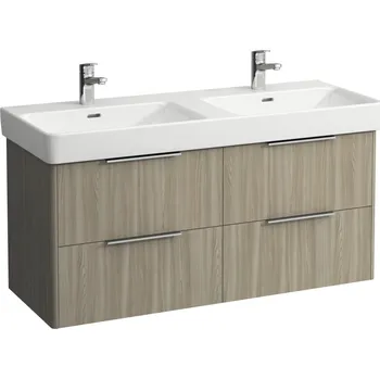 Nábytek LAUFEN BASE Skříňka pod umyvadlo, 4 zásuvky, pro umyvadlo H814966 1160x440, Světlý jilm - H4024941102621