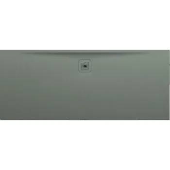 Sprchová vanička LAUFEN PRO Sprchová vanička, obdélníková, s odtokem na delší straně, materiál Marbond 1800x750, Betonově šedá - H2149580790001