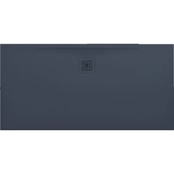 Sprchová vanička LAUFEN PRO Sprchová vanička, obdélníková, s odtokem na delší straně, materiál Marbond 1400x700, Antracit - H2159540780001