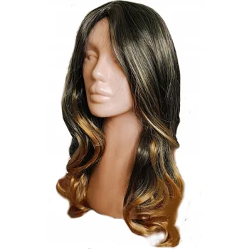 Paruka Paruka dlouhé syntetické hnědé vlasy TPIACIO dámská