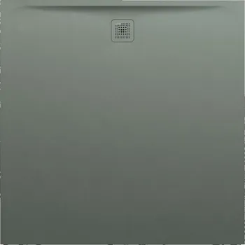 Sprchová vanička LAUFEN PRO Sprchová vanička, čtvercová, s odtokem na straně, materiál Marbond 1400x1400, Betonově šedá - H2129580790001