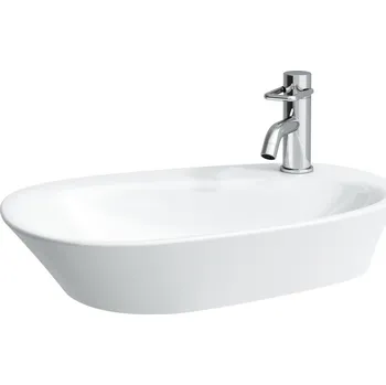 Umyvadlo LAUFEN PALOMBA COLLECTION Umyvadlová mísa, s armaturní deskou 600x400, Bílá LCC (LAUFEN Clean Coat) - H8168034001041