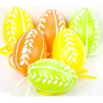 Velikonoční dekorace Velikonoční dekorace vajíčka 6 ks 5237 Wie-0227