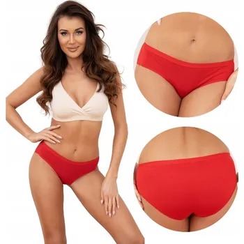 Kalhotky Francouzské kalhotky Italian Fashion Ibiza - hladké Červená XL