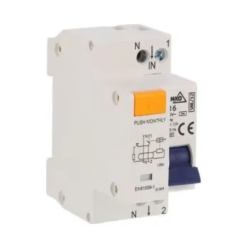 vypínač Proudový chránič Bemko 230 V IP20 16 A