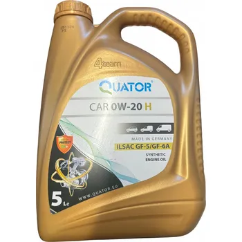 Motorový olej QUATOR 0W-20 H 5L – prémiový syntetický motorový olej