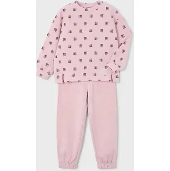 Dětská tepláková souprava Mayoral růžová barva, 4894 4894.6D.Mini.9BYA 30X, vel. 98