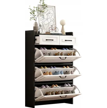 Botník Botník Arhatreya 23,5 x 131 x 80 cm černá