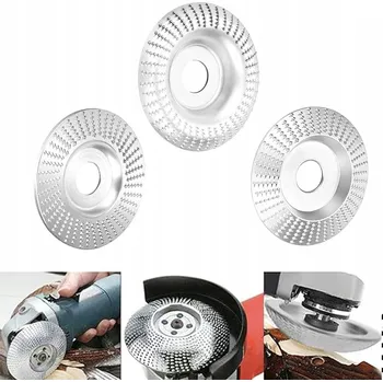 Brusný kotouč BRUSNÉ KOTOUČE NA DŘEVO RAŠPLE ZRNITOST HRUBÁ VYPUKLÝ PLOCHÝ ŠIKMÝ 125mm