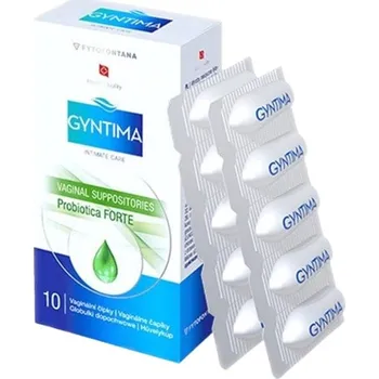 Intimní hygienický prostředek Fytofontana GYNTIMA Probiotica Forte vag.čípky10ks