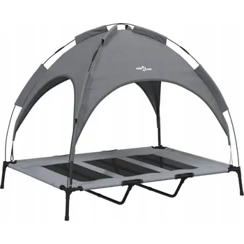 Pelíšek pro psa VidaXL pelíšek pro psy šedý 122 cm x 93 cm