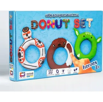 kreativní sada Kreativní modelovací sada Donut Hrdinové