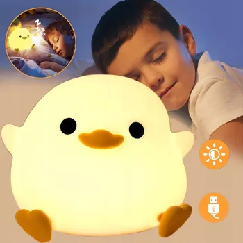 Lampička Noční Lampa pro děti s funkcí 20 minutového časovače, dotykové ovládání