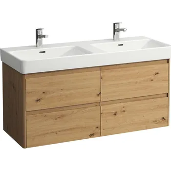 Nábytek LAUFEN BASE 2.0 Skříňka pod umyvadlo, 4 zásuvky, pro umyvadlo PRO S H814966 1170x445, Divoký dub - H4113241082671