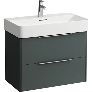 Koupelnový nábytek LAUFEN BASE Skříňka pod umyvadlo, 2 zásuvky, pro umyvadlo H810285 735x390, Šedá traffic - H4023521102661