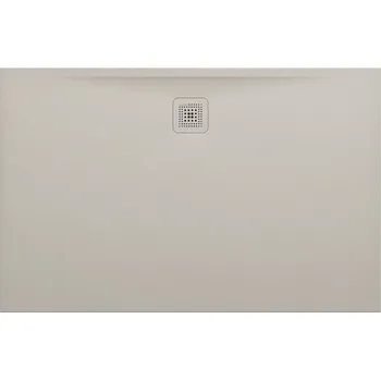 LAUFEN PRO Sprchová vanička, obdélníková, s odtokem na delší straně, materiál Marbond 1400x900, Béžová matná - H2109591860001