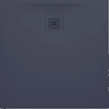 Sprchová vanička LAUFEN PRO Sprchová vanička, čtvercová, s odtokem na straně, materiál Marbond 800x800, Antracit - H2109500780001