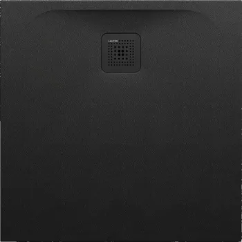 Sprchová vanička LAUFEN PRO Sprchová vanička, čtvercová, s odtokem na straně, materiál Marbond 800x800, Černá - H2109500800001