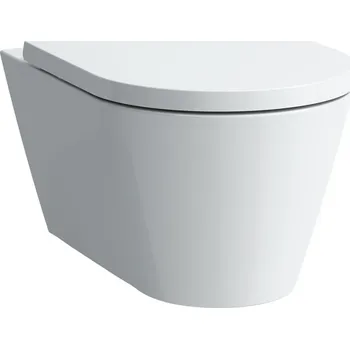 Klozet Kartell LAUFEN Závěsný klozet rimless, hluboké splachování, 4,5/3 l, zakulacený zadní lem 545x370, Bílá LCC Active (LAUFEN Clean Coat Active) - H820337A000001