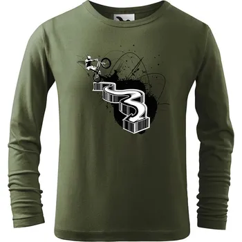 Chlapecké tričko DOBRÝ TRIKO Dětské bavlněné triko Trial Velikost: 122/6 let, Barva: Khaki