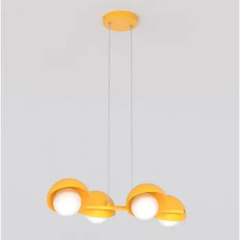 Emibig BOOM 4 ORANGE Závěsné/stropní svítidlo Oranžové G9 8W MAX LED Bílá