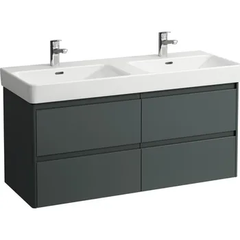 Koupelnový nábytek LAUFEN BASE 2.0 Skříňka pod umyvadlo, 4 zásuvky, pro umyvadlo PRO S H814966 1170x445, Šedá traffic - H4113241082661