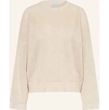 Dámský svetr Brunello Cucinelli Dámský Svetr S Třpytivou Přízí, režná /...