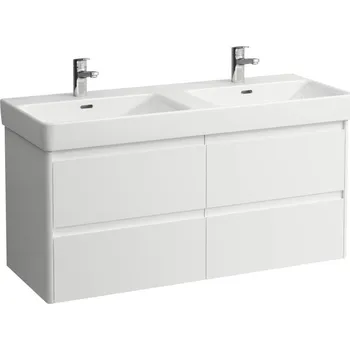 Koupelnový nábytek LAUFEN BASE 2.0 Skříňka pod umyvadlo, 4 zásuvky, pro umyvadlo PRO S H814966 1170x445, Bílá mat - H4113241082601