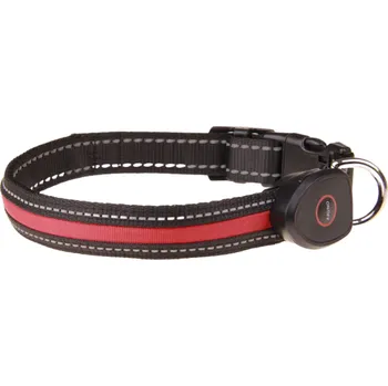 Obojek pro psa Light svítící obojek pro psa Barva: Červená, Velikost: S