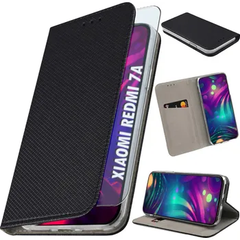 Pouzdro na mobilní telefon Flipové pouzdro Weblity pro Xiaomi Redmi 7A, modré