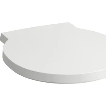 WC sedátko LAUFEN VAL Sedátko s poklopem, odnímatelné, zpomalovací sklápěcí systém 450x395, Bílá - H8942810000001