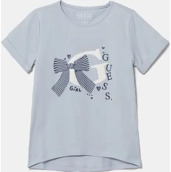 Chlapecké oblečení Dětské tričko Guess modrá barva, K5RI05 K6YW4 K5RI05.K6YW4.PPYA 05X, vel. 105-112