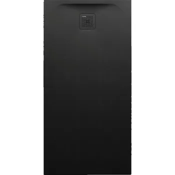 Sprchová vanička LAUFEN PRO Sprchová vanička, obdélníková, s odtokem na kratší straně, materiál Marbond 1400x700, Černá - H2129530800001