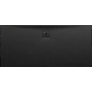 LAUFEN PRO Sprchová vanička, obdélníková, s odtokem na delší straně, materiál Marbond 1600x750, Černá - H2139570800001