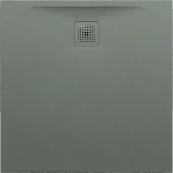 Sprchová vanička LAUFEN PRO Sprchová vanička, čtvercová, s odtokem na straně, materiál Marbond 900x900, Betonově šedá - H2109560790001