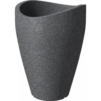 Hrnec Hrnec Scheurich Granit, plast, O 50,5 cm, šedý