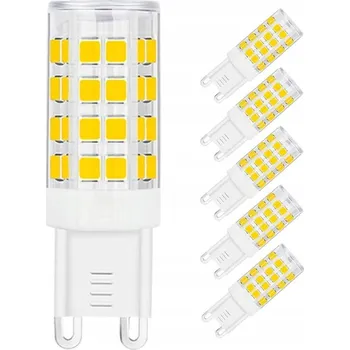 Žárovka 10X Żarówka LED G9 5W teplá neutrální studená Premium nebliká