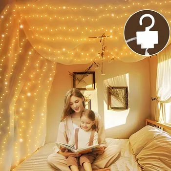 Vánoční dekorace Světelný řetěz Aigostar 300 cm do zásuvky stříbrný