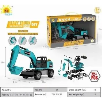 autíčko Hračka pro DĚTI Stavební Auto BAGR Autíčko VYSOKÁ Kvalita