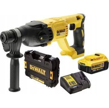 Pneumatické kladivo AKUMULÁTOROVÁ VRTACÍ KLADIVO DEWALT 18V S PŘÍKLEPEM SDS-PLUS, 1*4.0AH