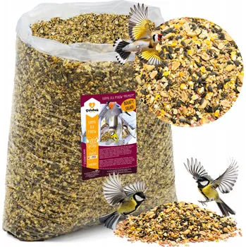 Krmivo pro ptáka JEMNÉ KRMIVO PRO VOLNĚ ŽIJÍCÍ PTÁKY KRMIVO SLUNEČNICOVÉ SEMÍNKO OŘECH DO KRMÍTKA