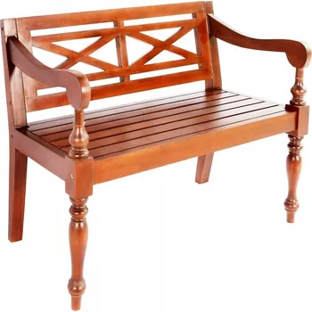 Zahradní lavice Lavička VidaXL 98 x 82 x 50 cm, hnědá