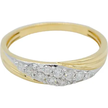 Prsten Zlatý briliantový prsten