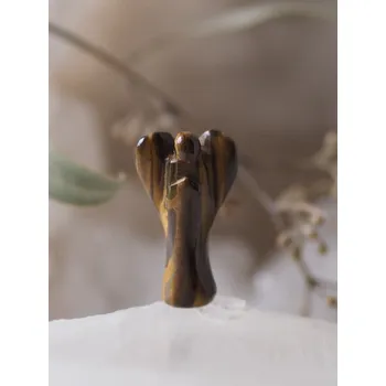 Anděl Sebevědomí Tygří Oko, 3 cm